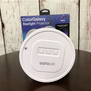 Aura LED Color Galaxy White Starlight Projector Night Light Mood Light